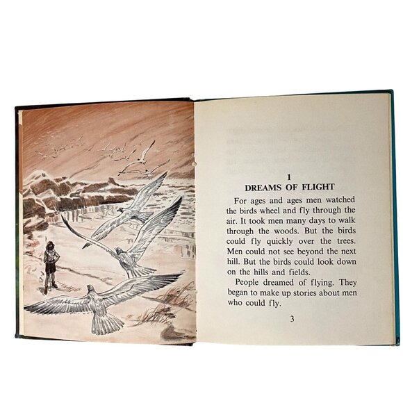 The Story of Flight Hardcover Mary Lee Settle Step Up Books Vintage Childrens - Picture 6 of 9
